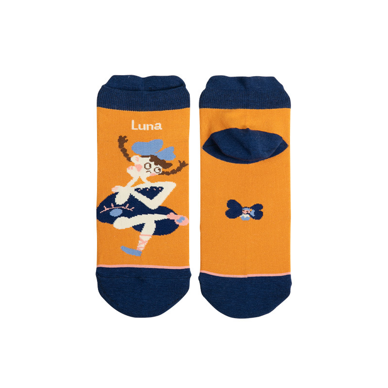 DAMAHOOV Socks Summer 2020 New Characters Series Socks Cotton Socks Female Spring Socks